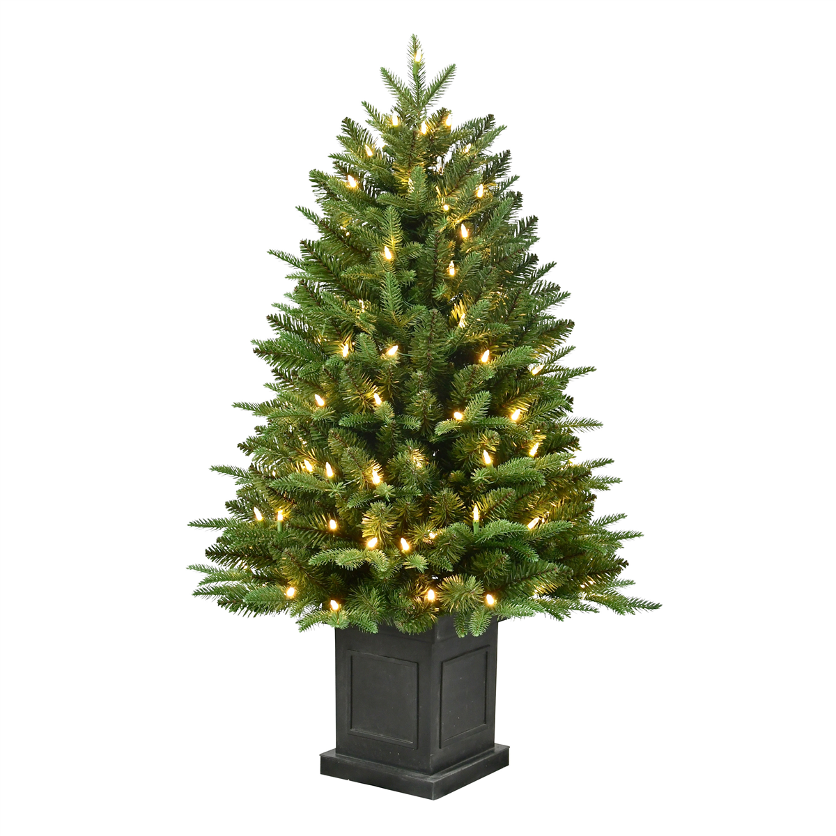 Puleo International Warm White LED Fraser Fir Christmas Tree
