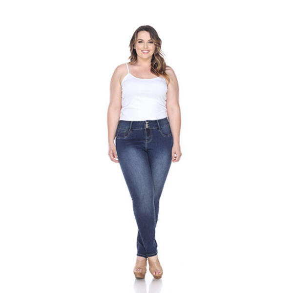 Plus Size White Mark Super Stretch Denim Jeans - image 