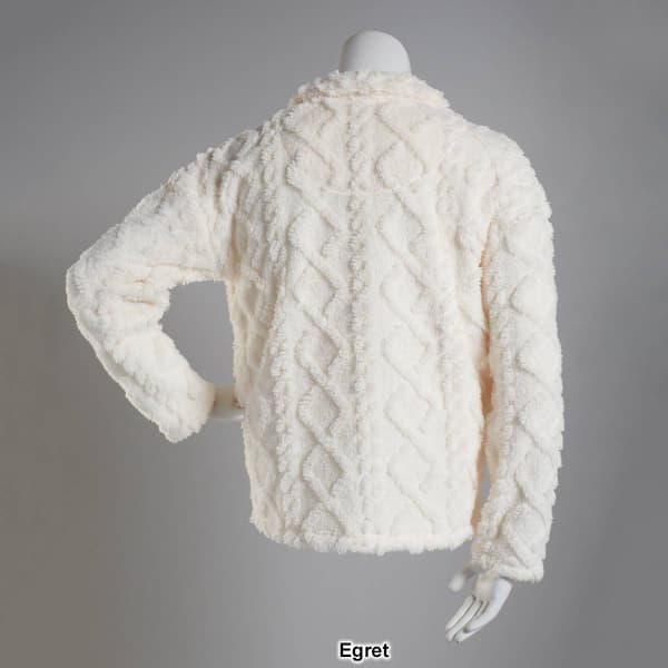 Womens Jason Maxwell Poly Cable Cozy Sweater
