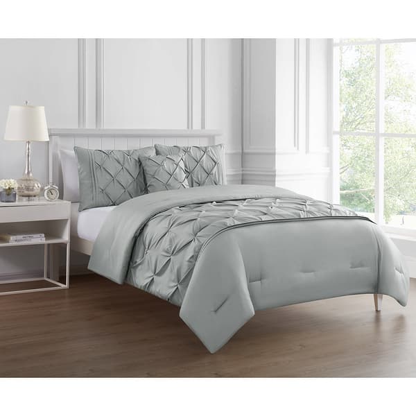 Olivia Parker(R) Pintuck 4pc. Comforter Set