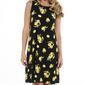 Womens Harlow & Rose Sleeveless Lemon Shift Dress - image 3