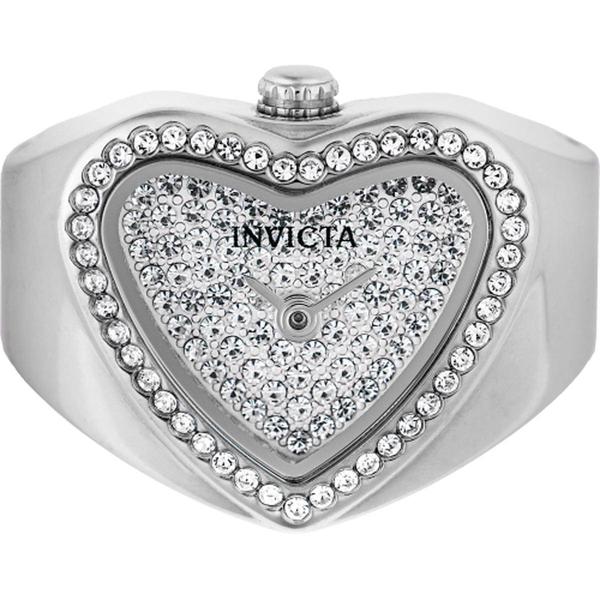 Womens Invicta Silver Dial Mini Ring Quartz Watch - 49578 - image 