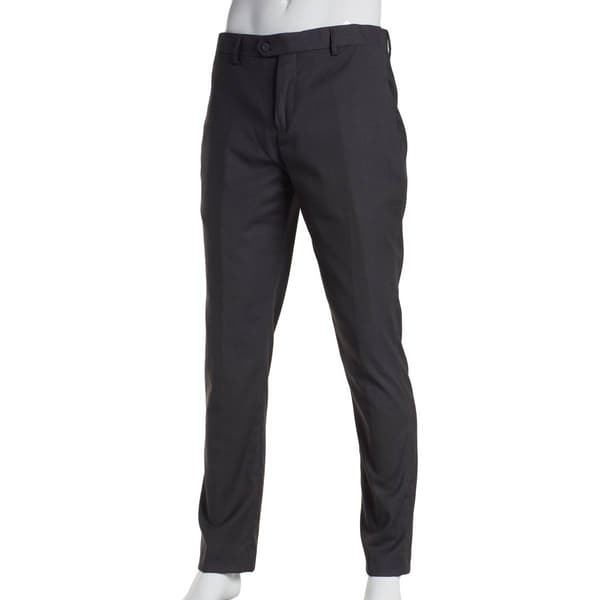 Mens Dolce Roma Slim Fit Dress Pants - Charcoal
