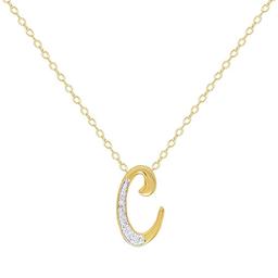 Accents by Gianni Argento Initial C Pendant Necklace