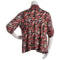 Plus Size Notations 3/4 Sleeve Geo Puff 2Fer Blouse w/Necklace - image 2