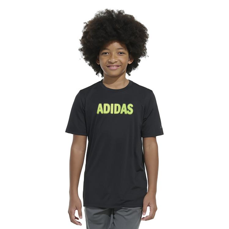 Boys (8-20) adidas(R) Short Sleeve Gradient Logo Tee