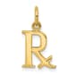Unisex Gold Classics&#40;tm&#41; 14kt. Prescription Symbol Rx Charm - image 1