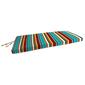 Jordan Manufacturing Patio Bench Cushion - Covert Stripe Fiesta - image 1
