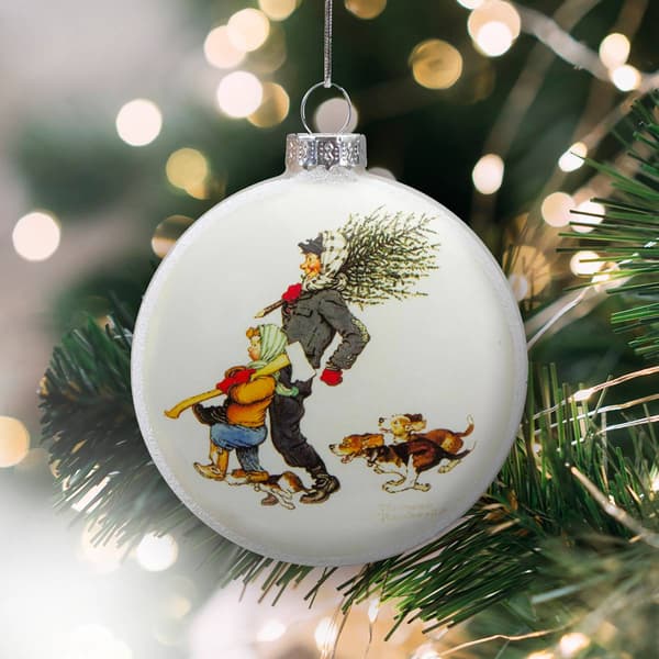 Northlight Seasonal Norman Rockwell Bringing Home Ornament