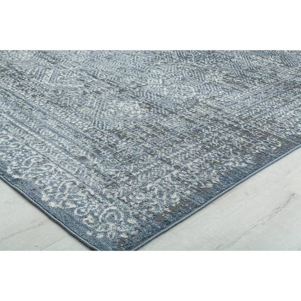 Rugs America&#8482; Milford Imperial Sky Transitional Vintage Area Rug