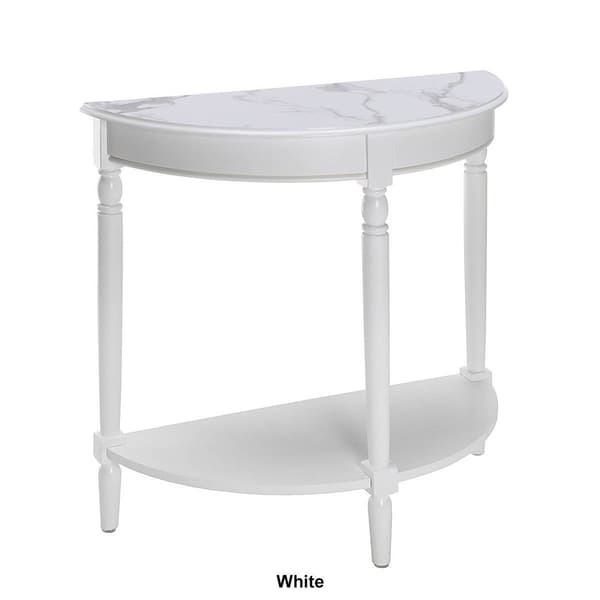 Convenience Concepts French Country Half-Round Entryway Table