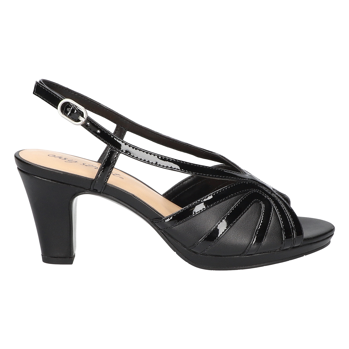 Womens Easy Street Starlight Slingback Heeled Sandals
