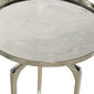 9th & Pike® Contemporary Silver Aluminum Raised Edge Accent Table - image 6