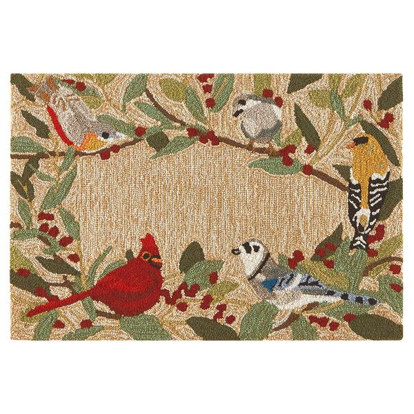 Liora Manne Front Porch Bird Border Indoor/Outdoor Rug - image 