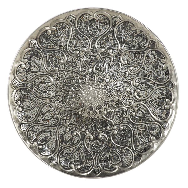 9th & Pike&#40;R&#41; Glam Ornamental Round Metallic Wall Decor - image 