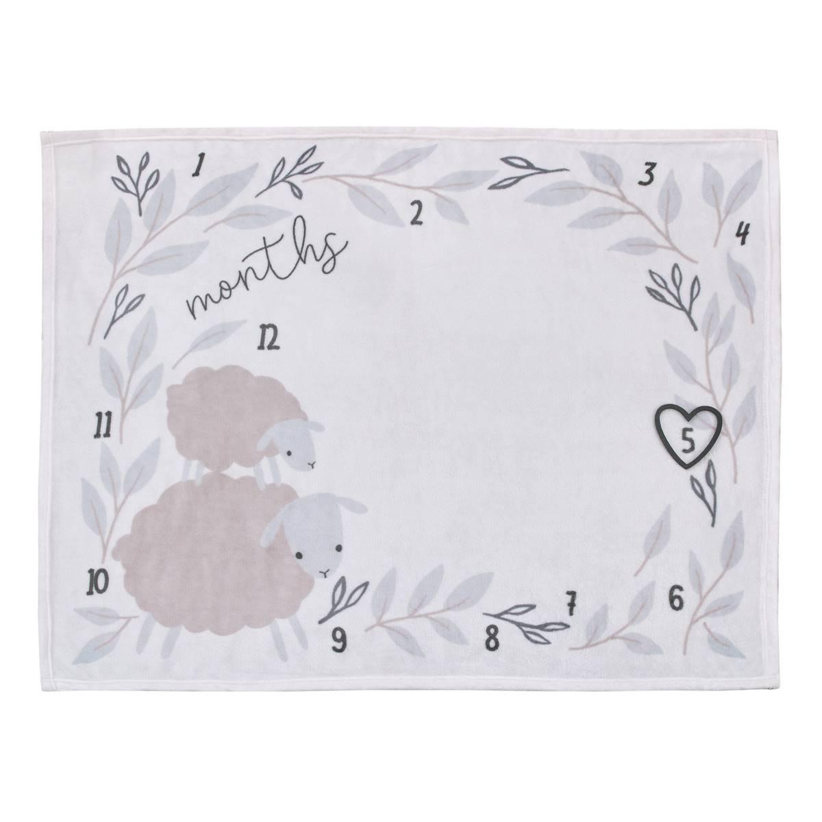 NoJo Together is Better Milestone Baby Blanket