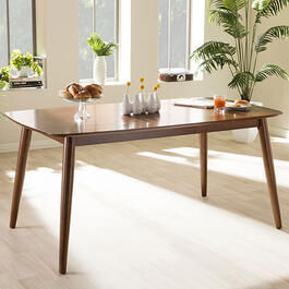 Baxton Studio Flora Wood Dining Table