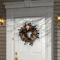 National Tree 24in. Halloween Skull and Rose Wreath - image 4