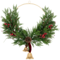 Northlight Real Touch™ Cypress & Pine w/ Berries Christmas Wreath - image 2
