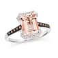 Le Vian(R) White Gold Morganite & Diamond Ring - image 1