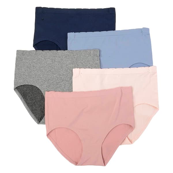 Plus Size Delta Burke 5pk. Micro Brief Panties DB8821-5PKBT1 - image 