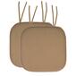 Sweet Home Collection Honeycomb Memory Foam Chair Pad w/ Ties - image 1