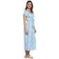 Womens Luxology Scroll Ruffle Challis Jumpsuit - image 4
