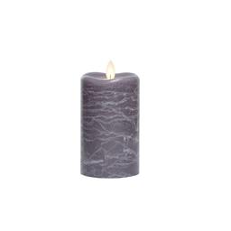 Mirage LED Flameless Pillar Candle - Grey