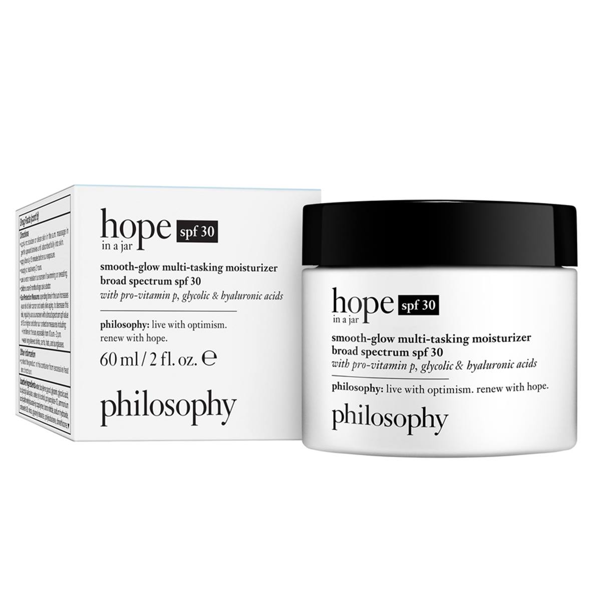 Open Video Modal for Philosophy Hope in a Jar Smooth-Glow Multi-Tasking Moisturizer