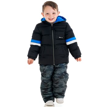 Toddler Boy iXtreme® Colorblock Puffer & Camo Print Snowsuit Set - Boscov's