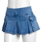 Juniors Almost Famous&#40;tm&#41; Davie Pleated Denim Cargo Skort - image 1