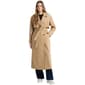 Womens NVLT Double Breasted Belted Trench Coat with Embroidery - image 1