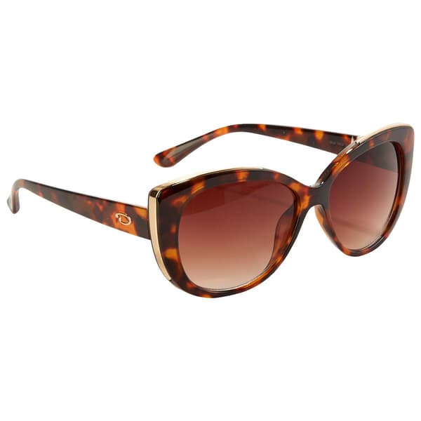 Womens O by Oscar Metal Bow Cat Eye Sunglasses - image 