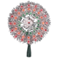Northlight 8in. Pre-Lit Silver Starburst Christmas Tree Topper - image 2