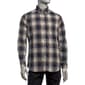 Mens Chaps Long Sleeve Plaid Button Down Shirt - Chestnut - image 1