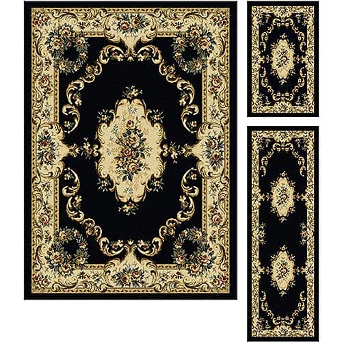 Tayse Laguna Angeline Area Rug Set - Charcoal - image 