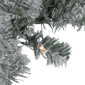Northlight 9ft. Pre-Lit Flocked Madison Pine Christmas Garland - image 3