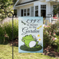 Northlight Life is Better in the Garden Frog Outdoor Garden Flag - image 1