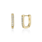 Brilliant Grown 1/10ctw. Lab-Grown Diamond Hoop Earrings - image 3