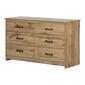 South Shore Tassio 6-Drawer Nordik Oak Double Dresser - image 1