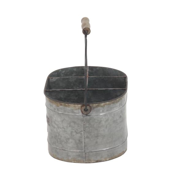 9th &amp; Pike® Small Farmhouse Metal Wine Bucket