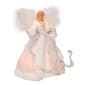 Kurt S. Adler 10in. UL 10-Light White Angel Tree Topper - image 2