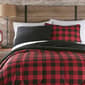 Micro Flannel® Buffalo Check Reverse to Sherpa Comforter Set - image 2