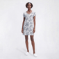 Womens Laura Ashley(R) Short Sleeve Floral Henley Nightshirt - image 1