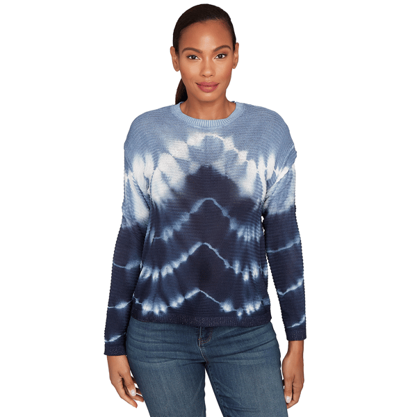 Petites Skyes the Limit Back To Town Long Sleeve Crewneck Tie D