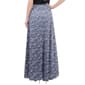 Womens NY Collection Abstract Floral O-Ring Sash Belt Maxi Skirt - image 2