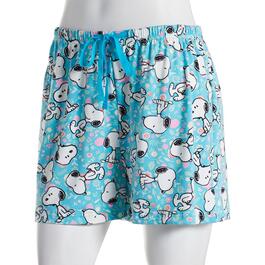 Juniors MJC Peanuts Snoopy & Woodstock Boxer Pajama Shorts