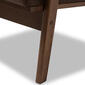Baxton Studio Bianca Faux Leather Arm Chair and Ottoman Set - image 7