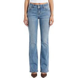 Juniors YMI(R) Taylor 2 Button Low Rise Flare Jeans
