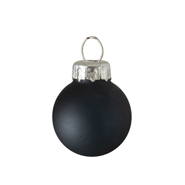 Northlight 9ct. Black Glass Ball Christmas Ornaments